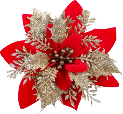 Red Poinsetta Christmas Flower